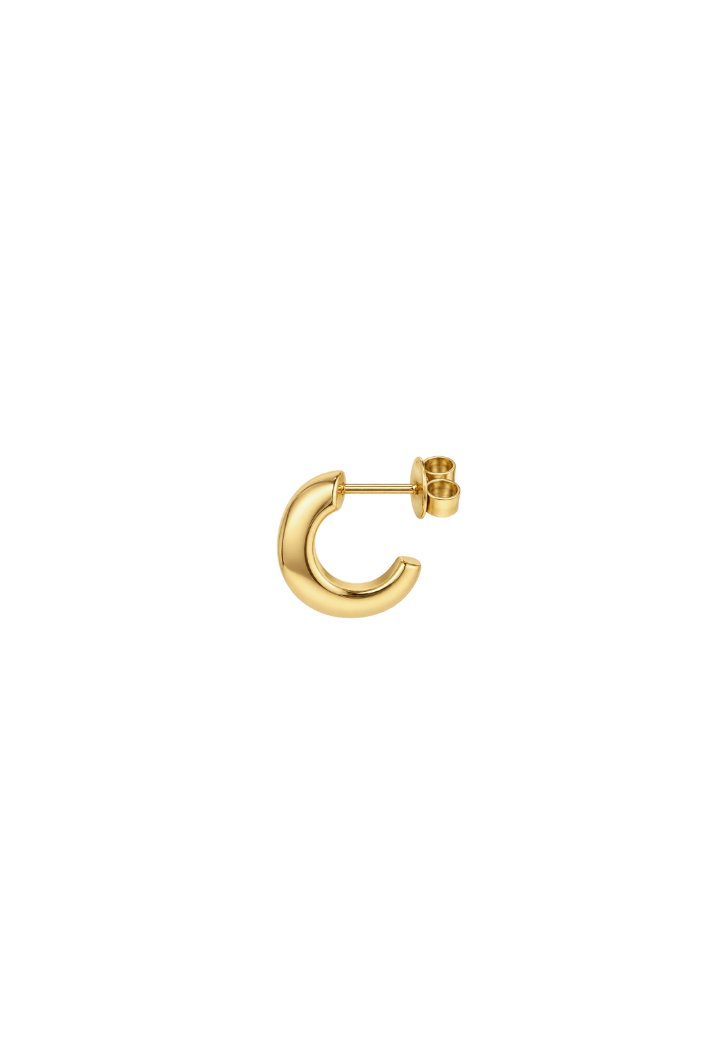 Wasserfeste Creolen in gold 14k gold plated minimalistisch Skandi style