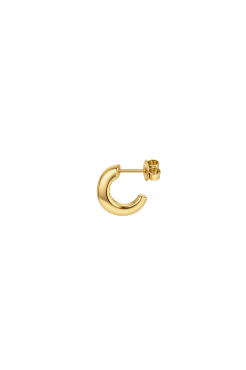Wasserfeste Creolen in gold 14k gold plated minimalistisch Skandi style