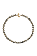 Handgemachte Perlenhalskette Jaspis Naturstein Choker