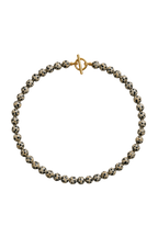 Handgemachte Perlenhalskette Jaspis Naturstein Choker