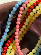Bunte Perlenhalsketten happy the label