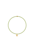 Handgemachtes Perlenarmband Fenchelgrün