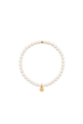 Handgemachtes Perlenarmband aus Muschelperlen grob