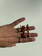 Handgemachtes Perlenarmband topaz matt happy the label