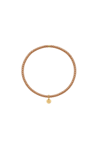Handgemachtes Perlenarmband mit braunen Perlen