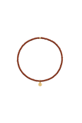 Handgemachtes Perlenarmband Topaz mit feinen 2mm Perlen