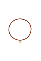 Handgemachtes Perlenarmband Topaz mit feinen 2mm Perlen