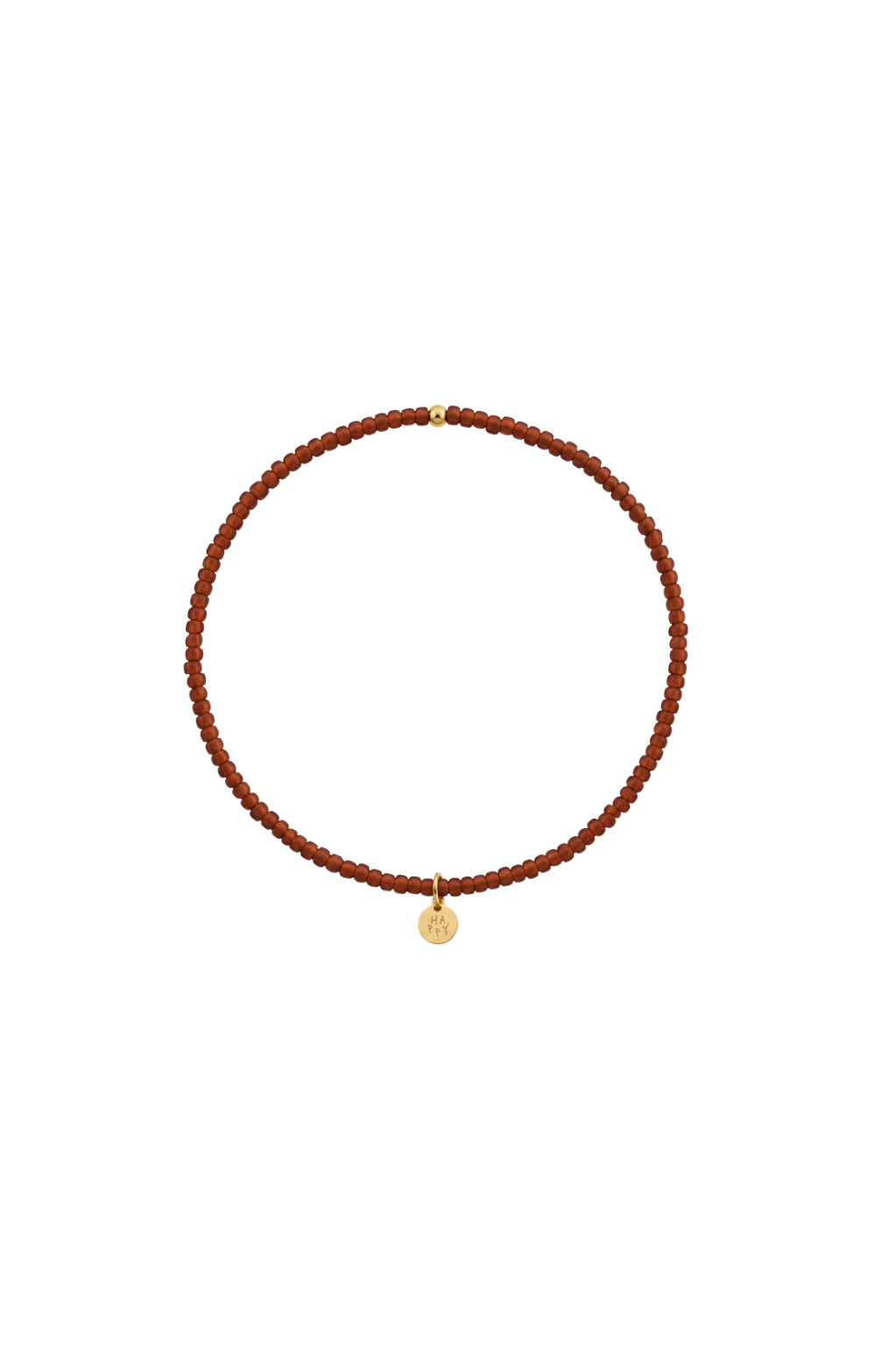 Handgemachtes Perlenarmband Topaz mit feinen 2mm Perlen